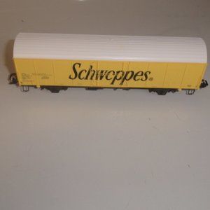 Lima HO train car Schweppes railroad Italy